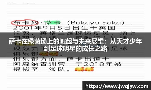 萨卡在绿茵场上的崛起与未来展望：从天才少年到足球明星的成长之路